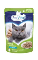 PreVital kapsičky s hydinou pre sterilizované mačky 24 x 100 g