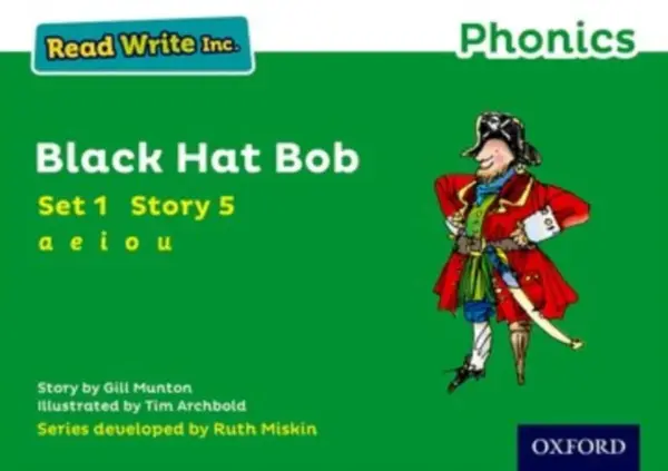 Read Write Inc. Phonics: Black Hat Bob (Green Set 1 Storybook 5) - Gill Munton