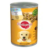 Pedigree Junior krmivo v konzerve s kuracím mäsom v želé 400 g