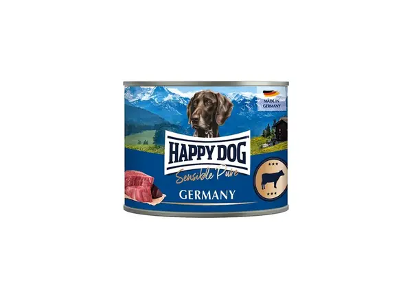 Happy Dog Sensible Pure Germany - konzerva, hovädzie mäso 24 x 200 g