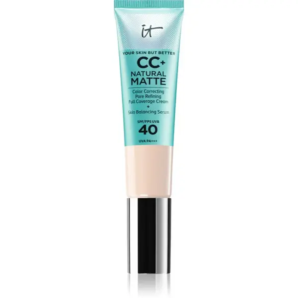 IT Cosmetics Your Skin But Better CC+ Natural Matte CC krém pro matný vzhled SPF 40 Fair Porcelain 32 ml
