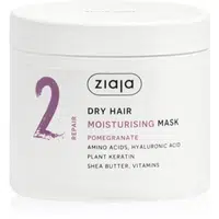 Ziaja Plant Essentials Pomegranate hydratační maska na vlasy pro suché vlasy 350 ml