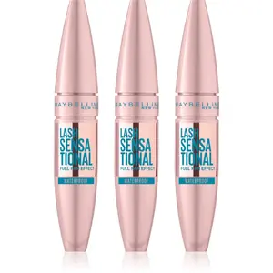 MAYBELLINE NEW YORK Lash Sensational voděodolná řasenka pro prodloužení, natočení a objem odstín Black