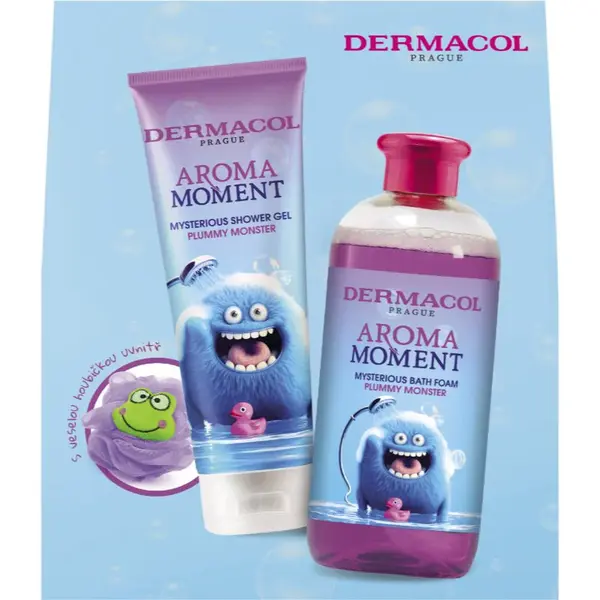 Dermacol Aroma Moment Plummy Monster dárková sada pro děti Plum