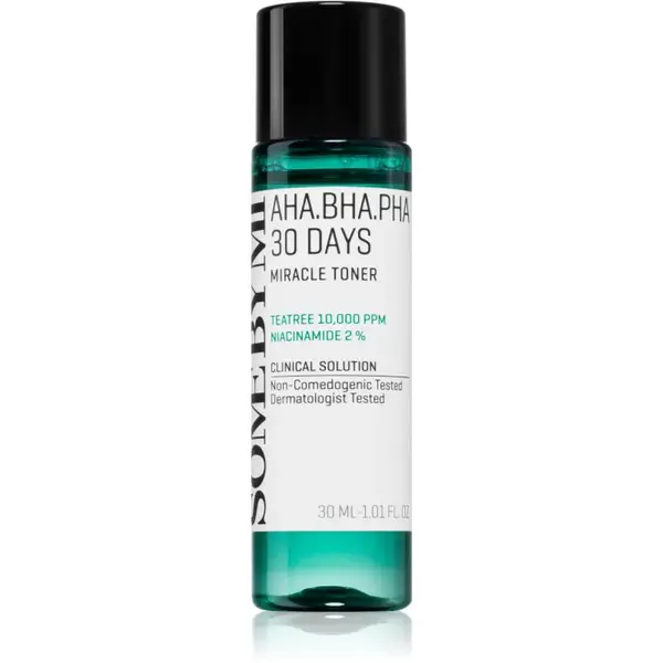 Some By Mi AHA∙BHA∙PHA 30 Days Miracle Toner zjemňující a hydratační tonikum 30 ml