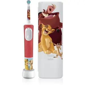 Oral-B PRO Kids 3+ The Lion King elektrický zubní kartáček s pouzdrem pro děti 1 ks