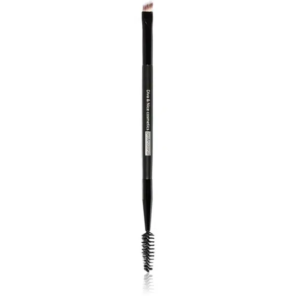 Diva & Nice Cosmetics Accessories Duo štětec na obočí oboustranný 1 ks