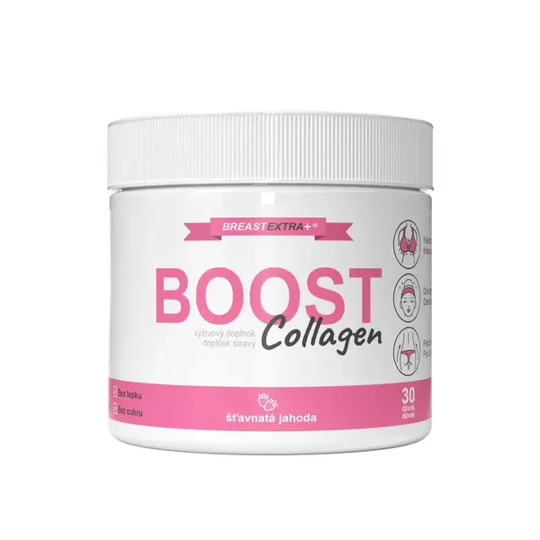 BreastExtra BOOST Collagen pre dokonalé veľké prsia a žiarivú pleť - 30 dávok