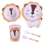 Sada detského riadu 5D pre deti - Levíček