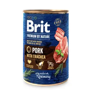 Brit konzerva Premium by Nature Pork & Trachea 800 g