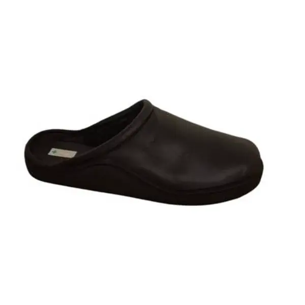 DR.LUIGI kožená zdravotná obuv s uzatvorenou špičkou čierna - Veľkosť 44