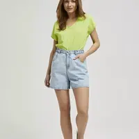 Marisse Women's Shorts L-Sh-4308 L.Blue