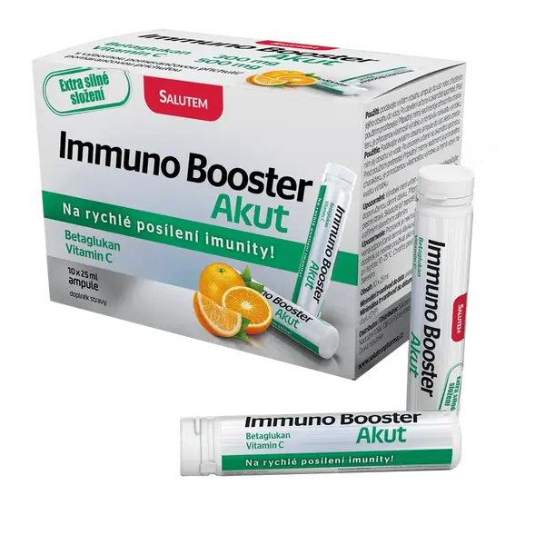 SALUTEM Immuno Booster Akut s Betaglukánom 10 x 25 ml