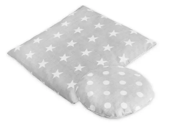 Veľký a malý nahrievací vankúšik termofor s čerešňovými kôstkami - Stars, bubble