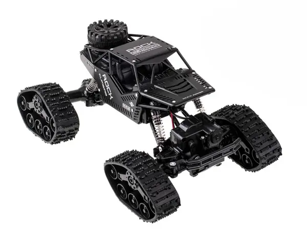 4x4 RC Rock Crawler - RC Rock Crawler 4x4 LHC012 - Čierne Auto na Diaľkové Ovládanie 2v1