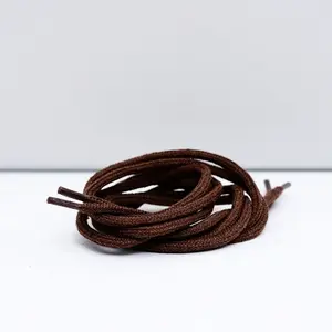 Corbby Bavlněné Hnědé Kulaté Šňůrky