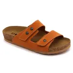 Leon 4050 Dámska zdravotná korková obuv s prackou 40 - 25,5cm, oranžová, 2,0 cm