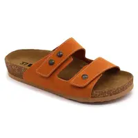 Leon 4050 Dámska zdravotná korková obuv s prackou 40 - 25,5cm, oranžová, 2,0 cm