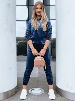 Dámský vélurový set SO COMFY Barva tmavě modrá DSTREET