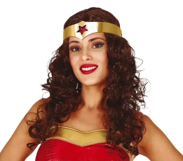 Dámska parochňa superhrdinka s čelenkou