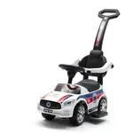 Detské odrážadlo so zvukom a vodiacou tyčou AMBULANCE biele