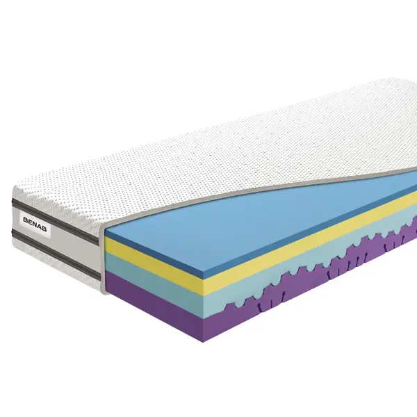 Matrac Benab Victory Sport&Active 25 Viscool H3 / H4 75 x 195 cm Matrac z pamäťovej peny 25 cm sendvičový zónová ortopedické