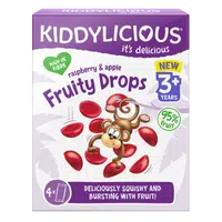 Kiddylicious Ovocné želé cukríky jablko a malina
