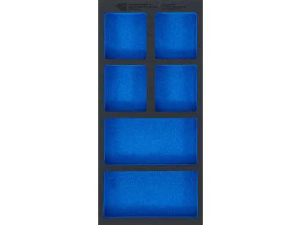 BGS Technic BGS 74361 Prázdná vložka do dílenského vozíku 1/3 se 6 odkládacími přihrádkami