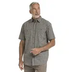 Bushman Pánská kostkovaná košile Ymer, tmavě zelená XXXL