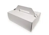 50 ks - Krabice na zákusky bílá 270x180x100mm