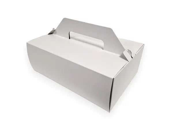 50 ks - Krabice na zákusky bílá 270x180x100mm