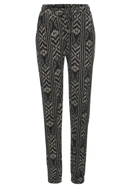 LASCANA Nohavice  čierna