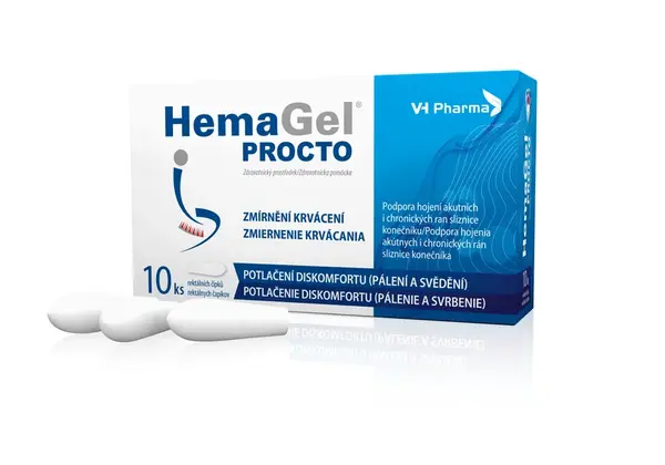 HemaGel PROCTO čípky 10ks