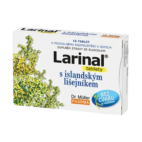 Larinal s islandským lišejníkem Dr.Müller, 16 tablet