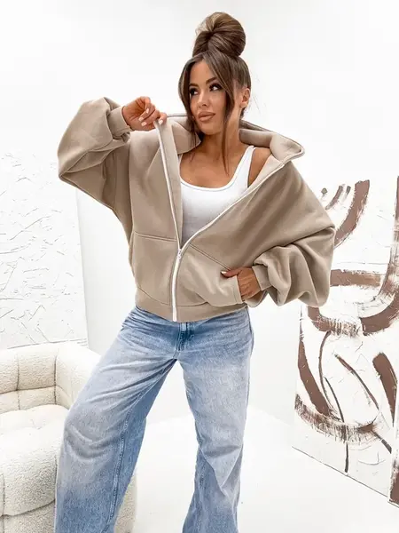 Resti Women's Cotton Insulated Butterfly Sweatshirt