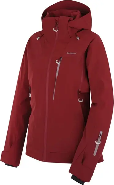 Husky Montry L XL, bordo Dámská lyžařská bunda