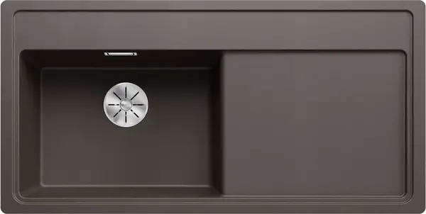 Blanco Zenar XL 6 - Silgranitový dřez, 99x50 cm, s ovládáním odtoku, InFino, kávová 523933