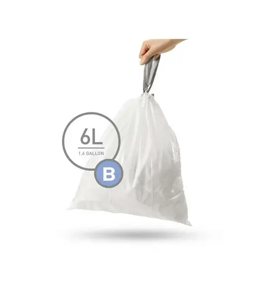 Simplehuman Príslušenstvo - Vrecia do odpadkového koša 6 l, typ B, 90 ks CW0251