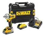 DeWALT Náradie - 18V AKU rázový uťahovač, 2x aku 5,0 Ah, nabíjačka DCF891H2T
