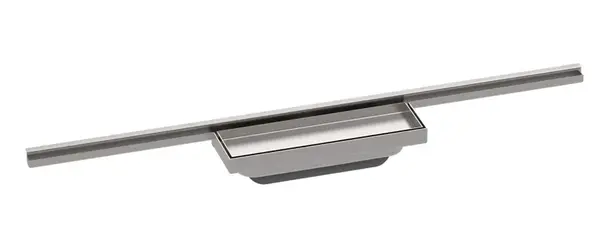 Hansgrohe RainDrain Minimalistic - Sprchový žľab 70 cm, s roštom na vloženie dlažby 56219000