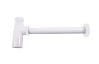 RAV Slezák Umývadlové príslušenstvo - Designový sifón, biela MD0232B