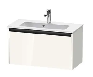 Duravit Ketho.2 - Umývadlová skrinka, 44x81x39 cm, 1 zásuvka, lesklá biela K25056022220000