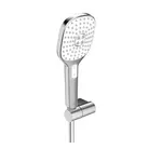 Hansa Activejet - Set sprchovej hlavice, 3 prúdy, držiaka a hadice, biela/chróm 84380233