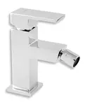 Novaservis Titania Cube - Bidetová batéria s výpustom, chróm 98811,0