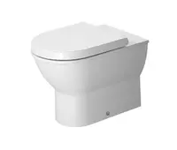 Duravit Darling New - Stojace WC, zadný odpad, s HygieneGlaze, biela 2139092000