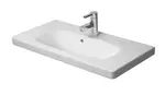 Duravit DuraStyle - Umývadlo nábytkové Compact, 79x40 cm, s 1 otvorom na batériu, s WonderGliss, alpská biela 23377800001
