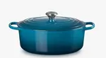 Le Creuset Signature - Pekáč oválný s poklicí, objem 6,3 l, deep teal 21178316422430