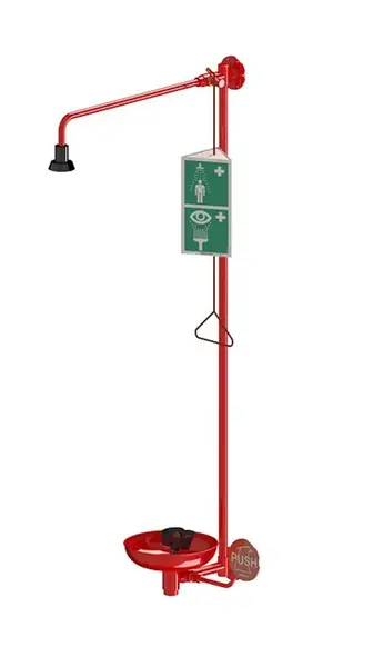 Sanela Lekárske sprchy - Nástenná telová a očná sprcha SLSN 23