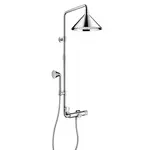 Axor Showerpipe Front - Showerpipe 28 cm 2jet, termostatická sprchová batéria, chróm 26020000