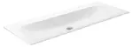 Keuco Plan - Umývadlo, 121x49 cm, bez prepadu, bez otvoru na batériu, CleanPlus, biela 32980311200